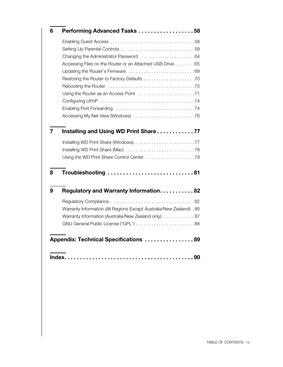 Western Digital My Net N900 Central User Manual User Manual | Page 4 / 97