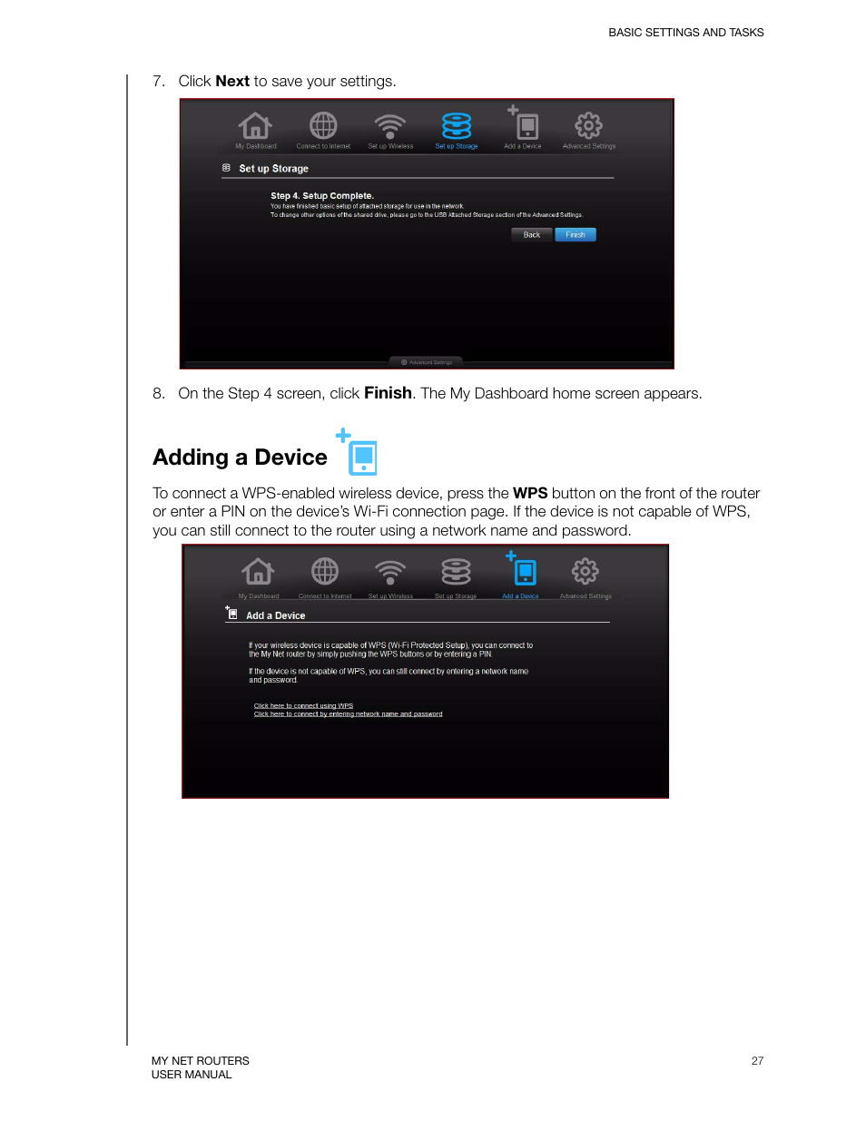 Adding a device | Western Digital My Net N750 User Manual User Manual | Page 31 / 93