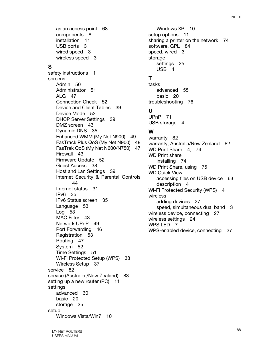 Western Digital My Net N750 User Manual User Manual | Page 92 / 93