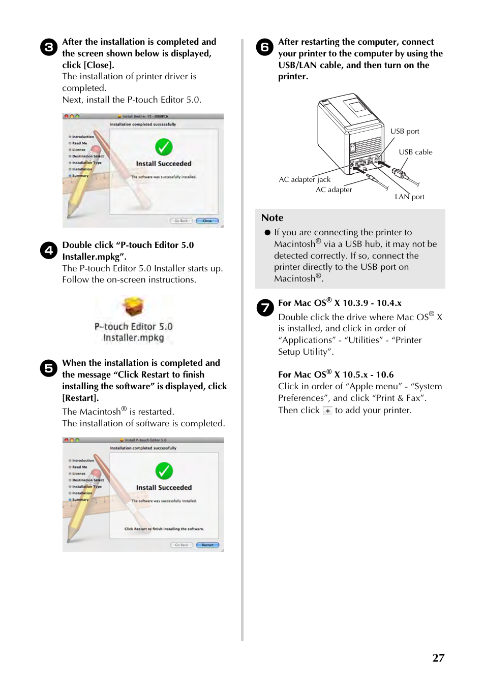 Brother P-TOUCH PT-97OOPC User Manual | Page 28 / 118