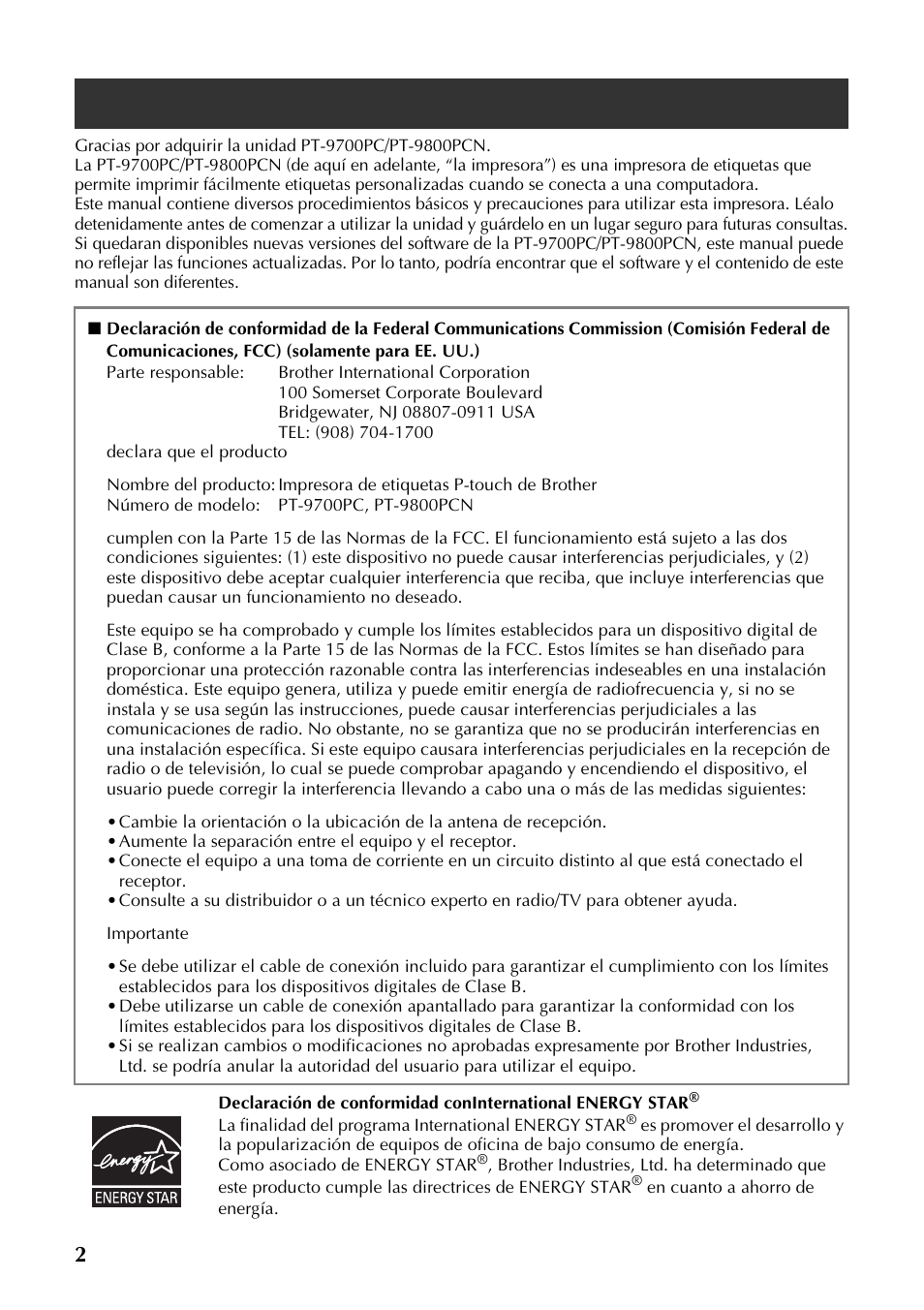 Introducción | Brother P-TOUCH PT-97OOPC User Manual | Page 59 / 118