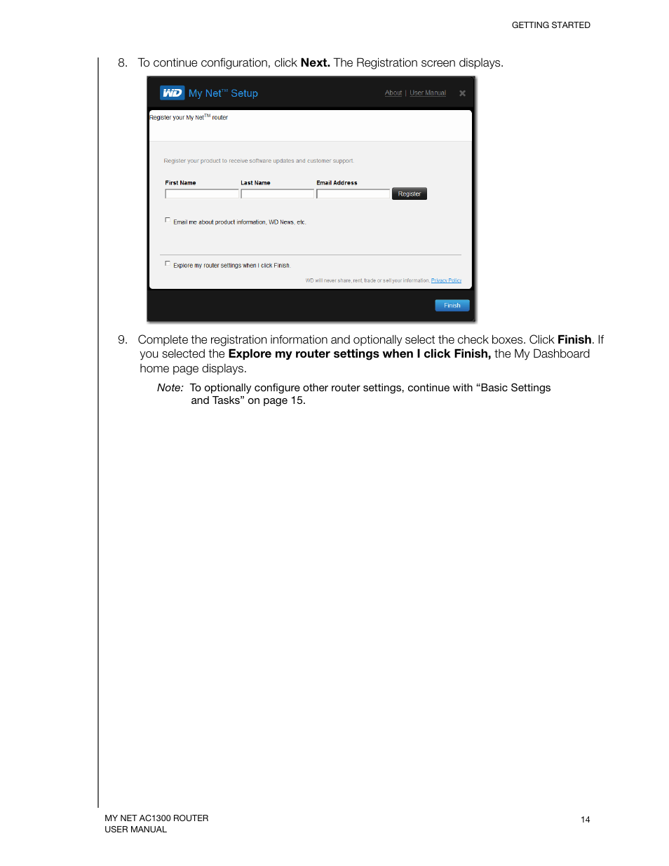 Western Digital My Net AC1300 Router User Manual User Manual | Page 18 / 77
