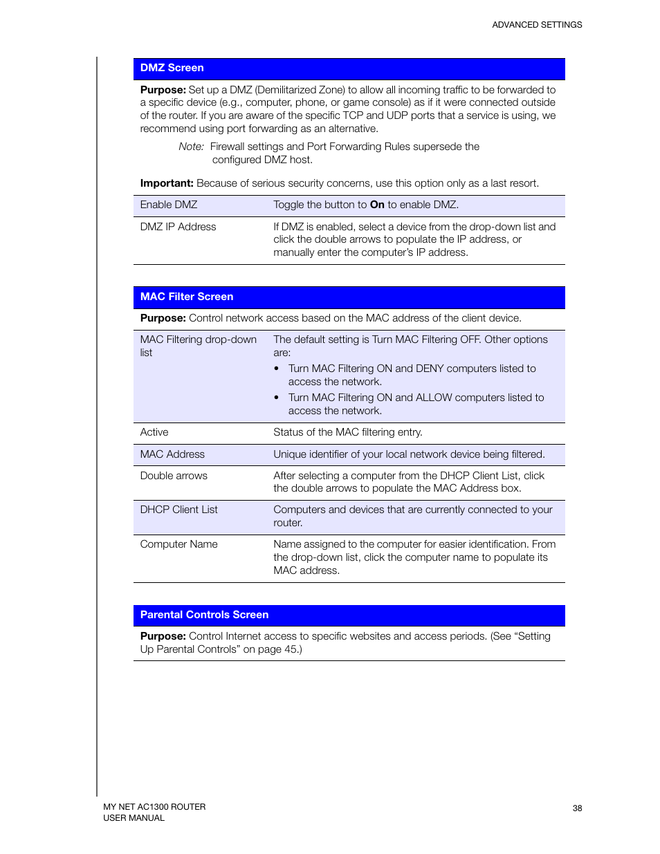 Western Digital My Net AC1300 Router User Manual User Manual | Page 42 / 77