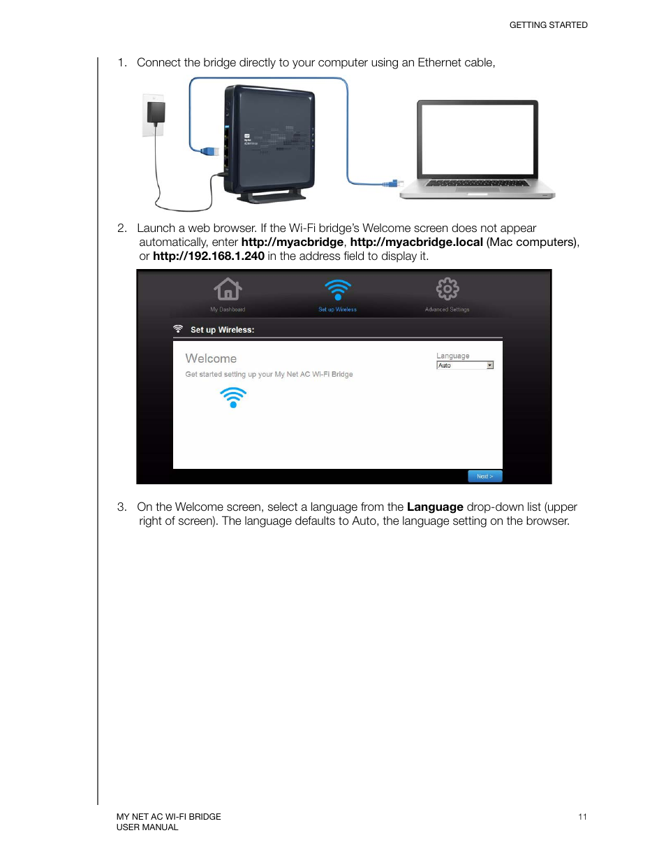 Western Digital My Net AC Bridge User Manual User Manual | Page 14 / 42