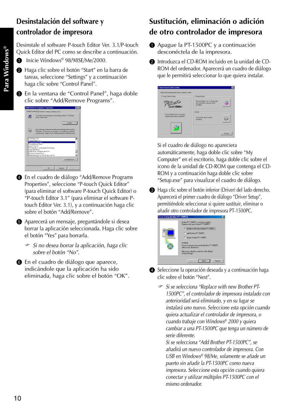 Brother P-TOUCH PT-1500PC User Manual | Page 40 / 55