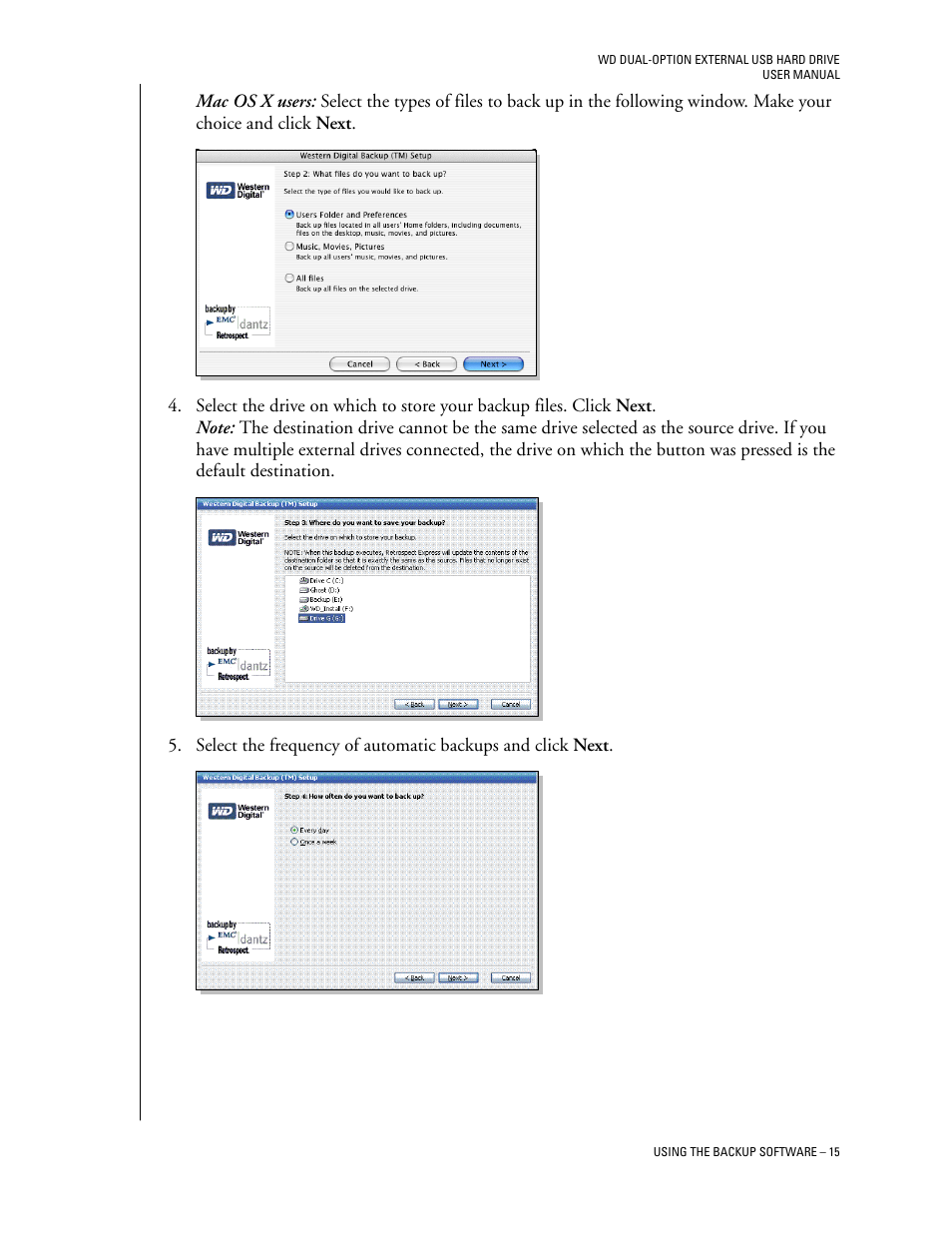 Western Digital WD Dual-Option USB External Drive User Manual User Manual | Page 19 / 30