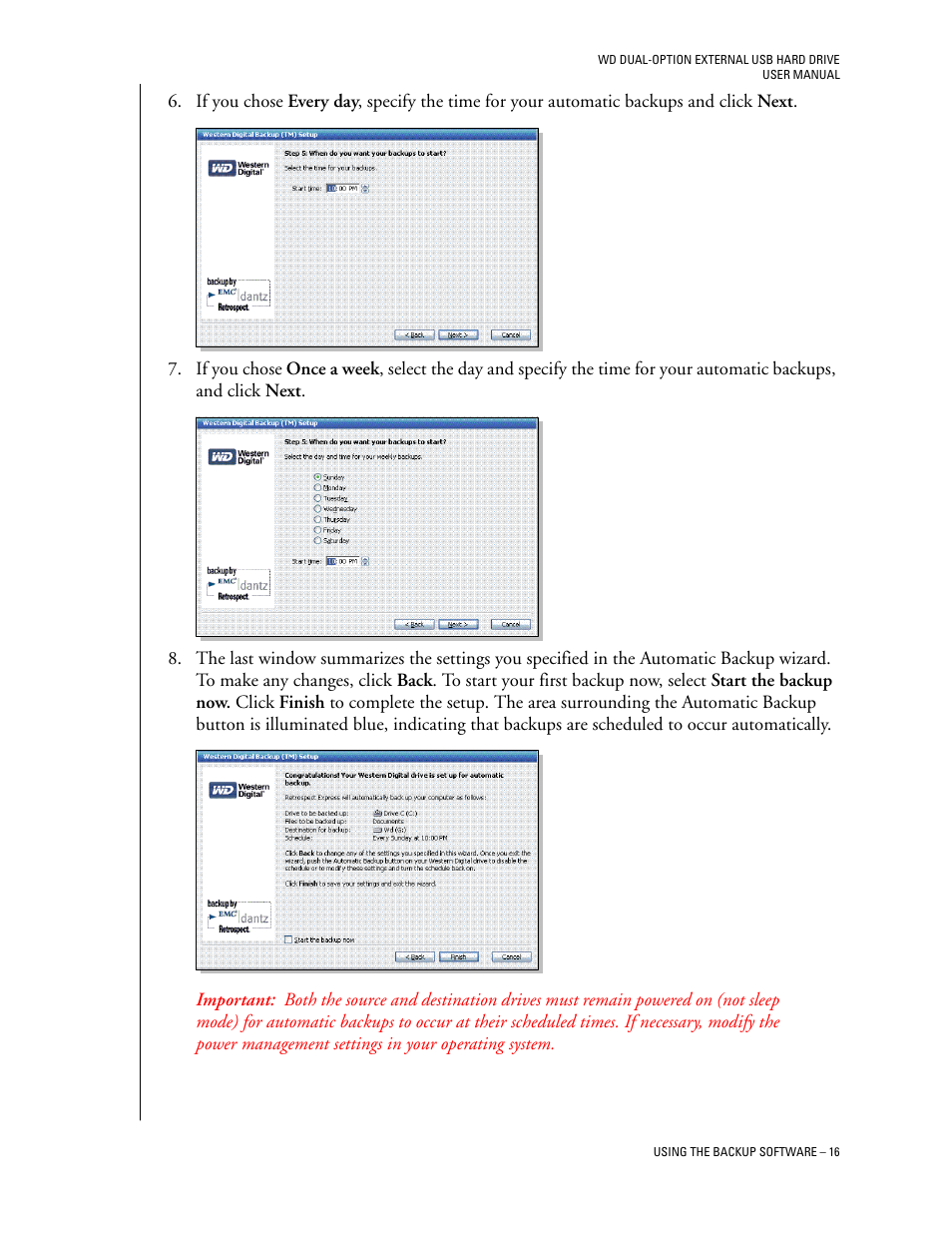 Western Digital WD Dual-Option USB External Drive User Manual User Manual | Page 20 / 30