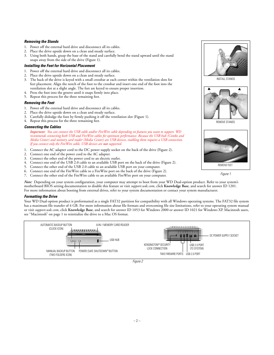 Western Digital WD Dual-Option Media Center Quick Install Guide User Manual | Page 2 / 4