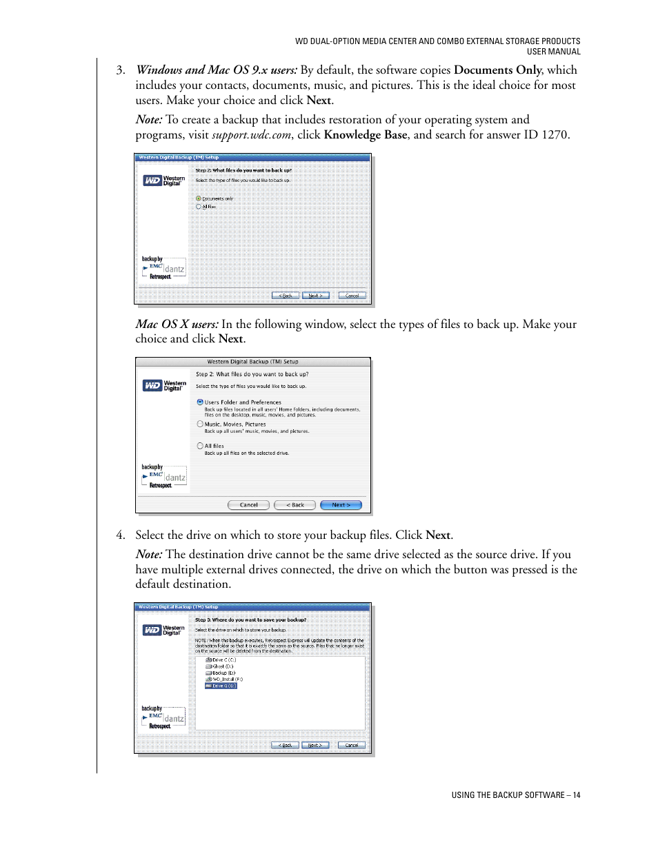 Western Digital WD Dual-Option Media Center User Manual User Manual | Page 18 / 35