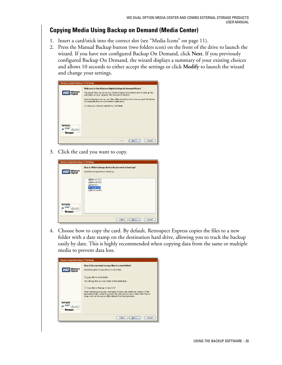 Western Digital WD Dual-Option Media Center User Manual User Manual | Page 24 / 35