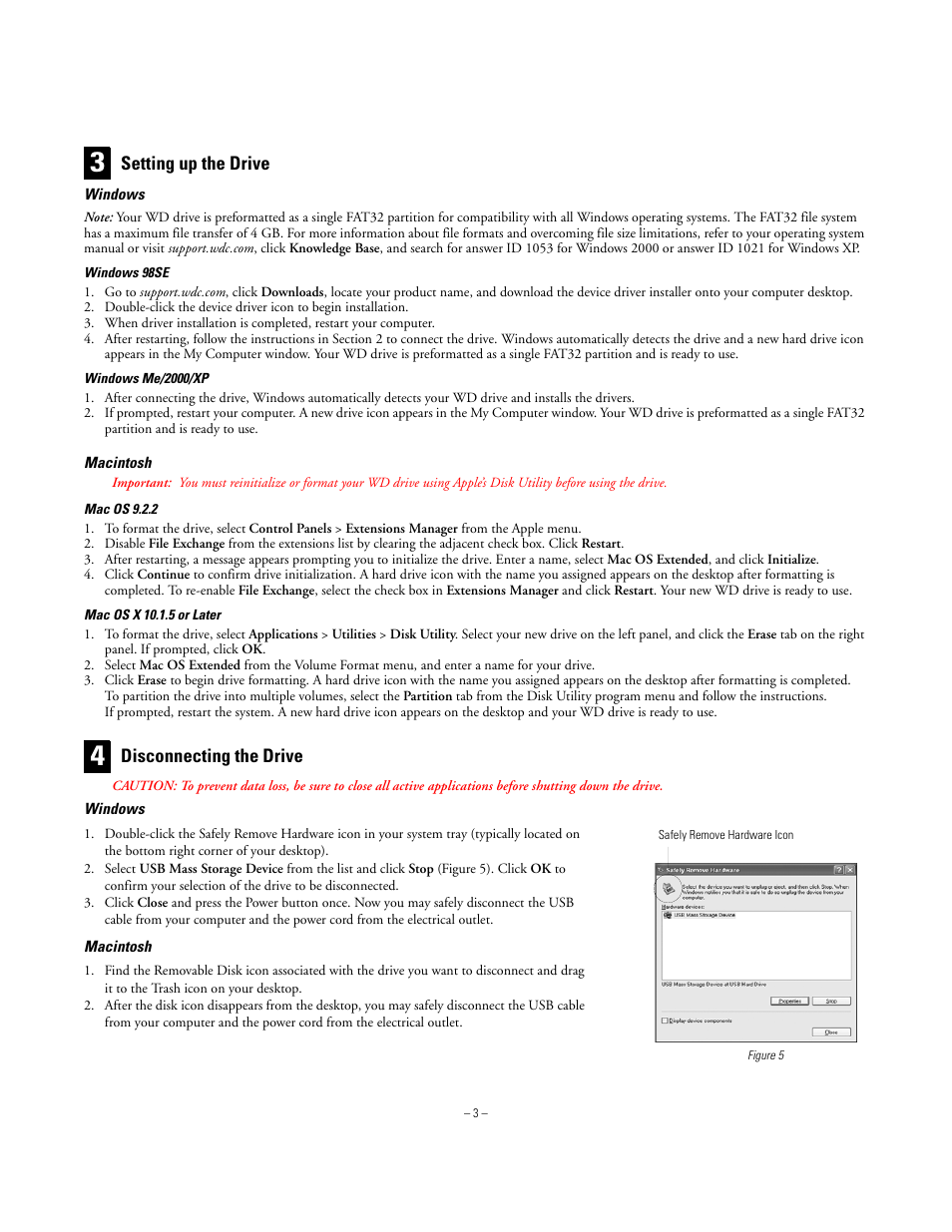 Western Digital WD Essential USB 2.0 Quick Install Guide User Manual | Page 3 / 4