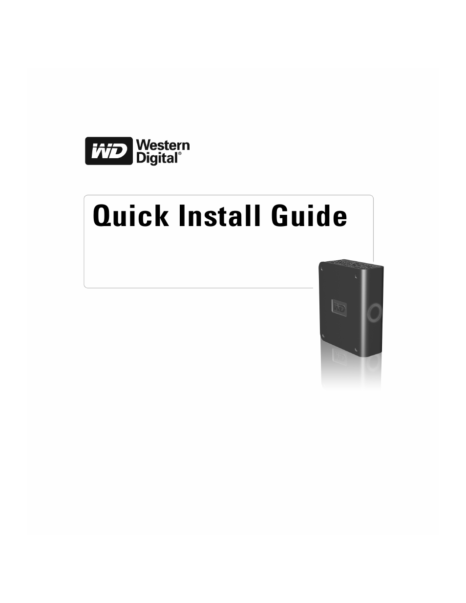 Western Digital My Book Essential Edition Quick Install Guide User Manual | 4 pages