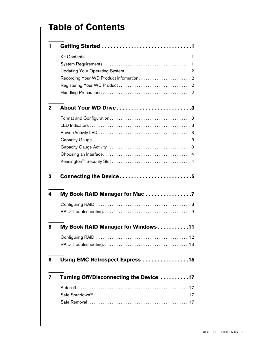 Western Digital My Book Pro Edition II User Manual User Manual | Page 2 / 29