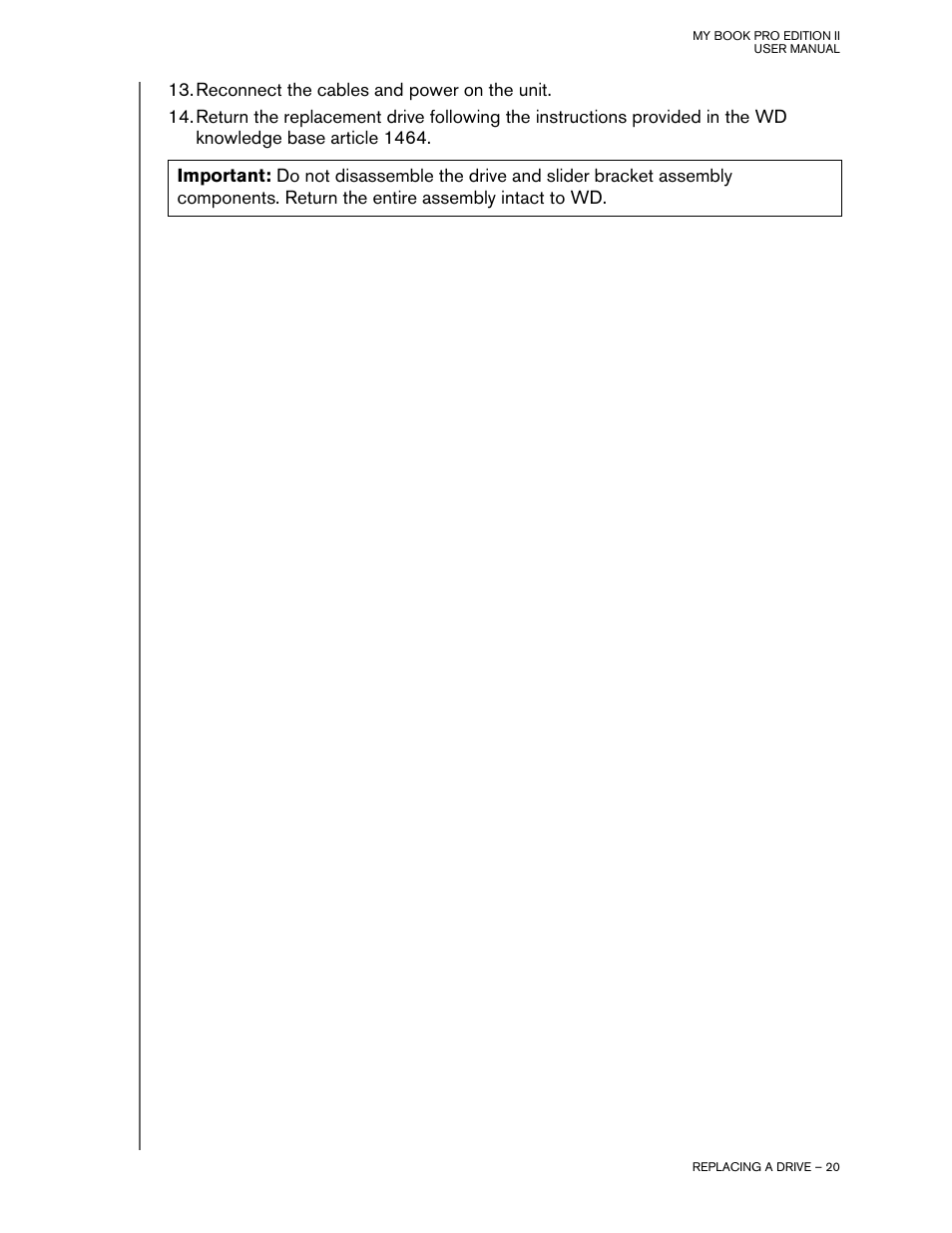 Western Digital My Book Pro Edition II User Manual User Manual | Page 23 / 29