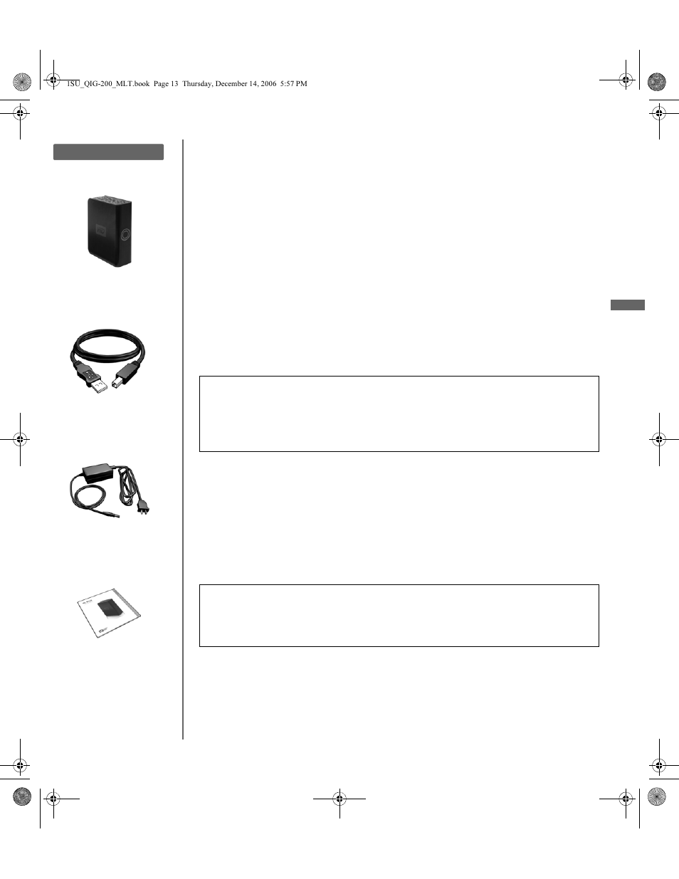 Avant de commencer, Contenu du kit, Compatibilité | A propos de votre disque, Accessoires en option | Western Digital My Book Premium ES Edition Quick Install Guide User Manual | Page 14 / 121