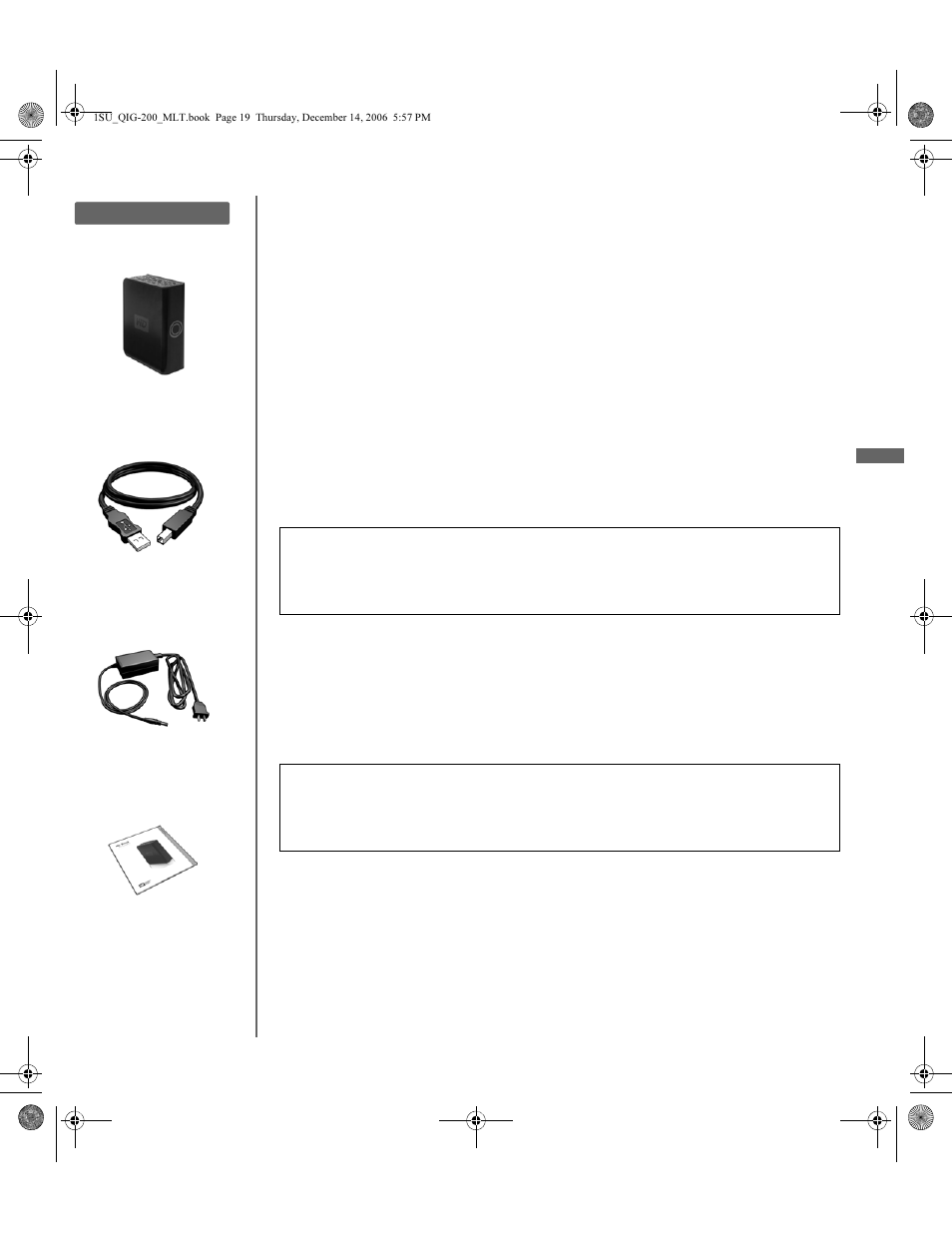 Informazioni preliminari, Contenuto del kit, Compatibilità | Informazioni sull'unità, Accessori opzionali | Western Digital My Book Premium ES Edition Quick Install Guide User Manual | Page 20 / 121