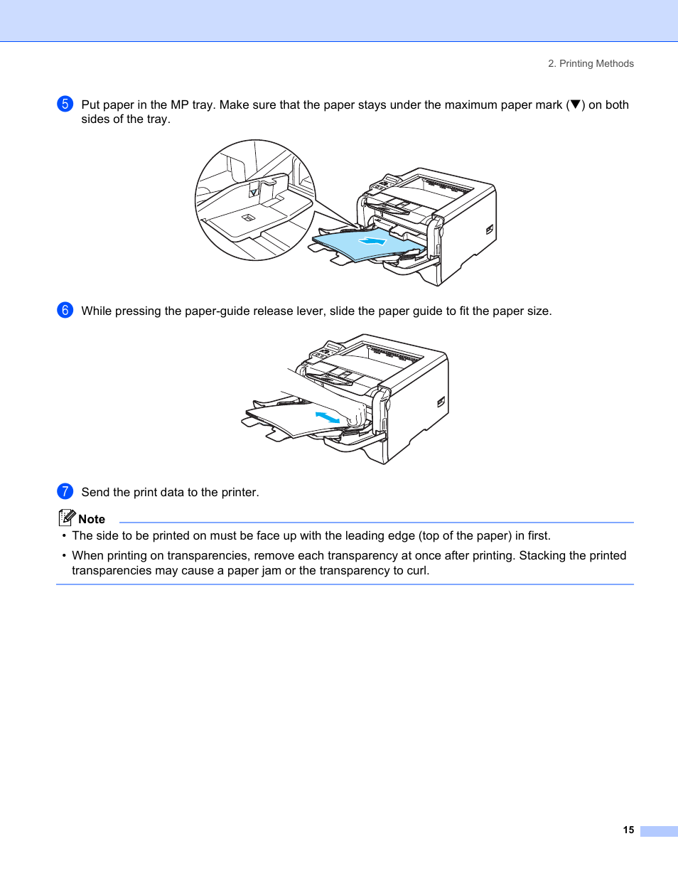 Brother HL-5280DW User Manual | Page 23 / 152