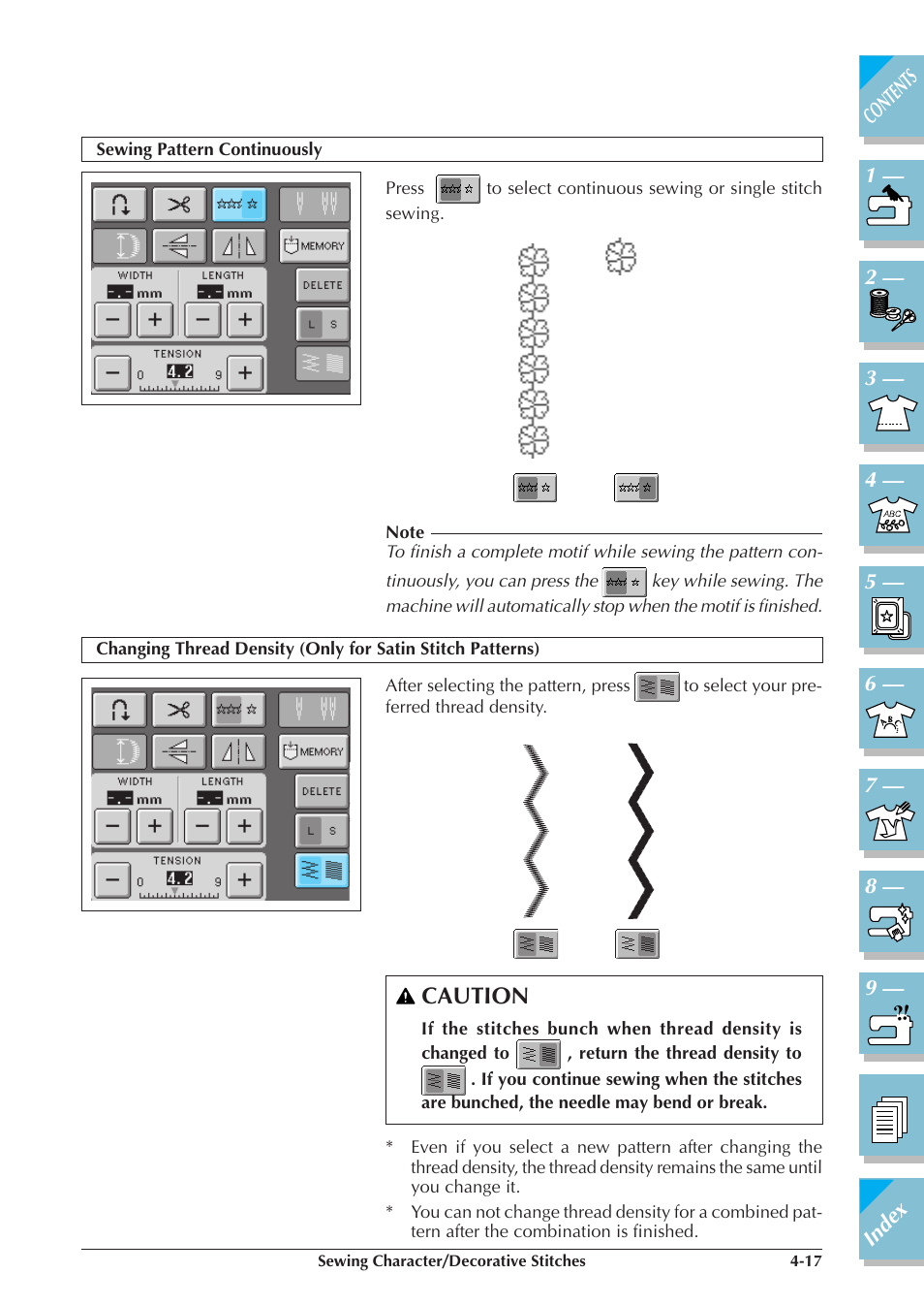 Caution | Brother ULT 2003D User Manual | Page 160 / 321