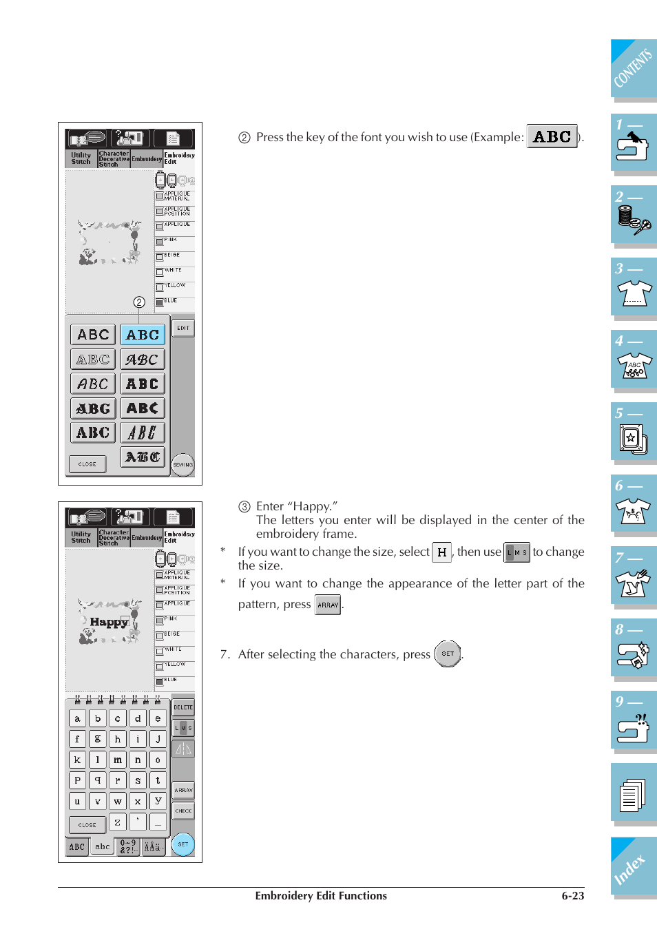 Brother ULT 2003D User Manual | Page 262 / 321
