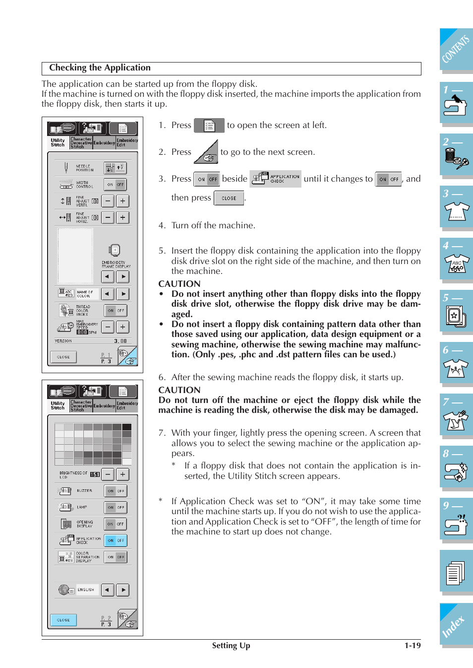 Checking the application -19 | Brother ULT 2003D User Manual | Page 30 / 321