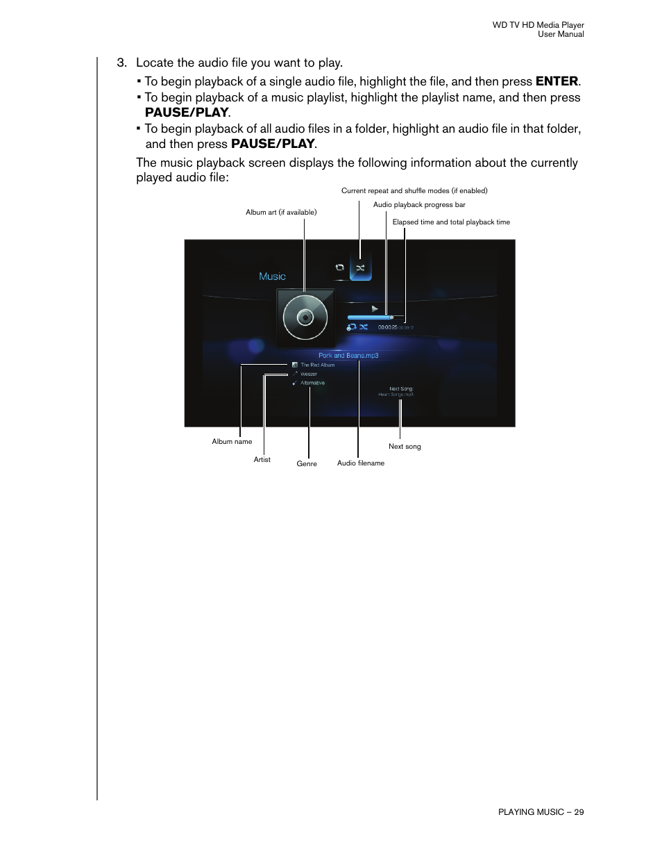 Western Digital WD TV HD Media Player (Gen 1) User Manual User Manual | Page 32 / 81