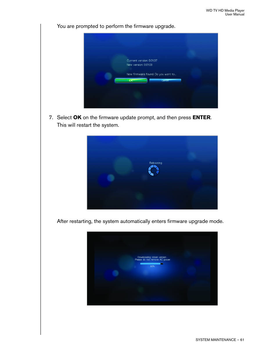 Western Digital WD TV HD Media Player (Gen 1) User Manual User Manual | Page 64 / 81