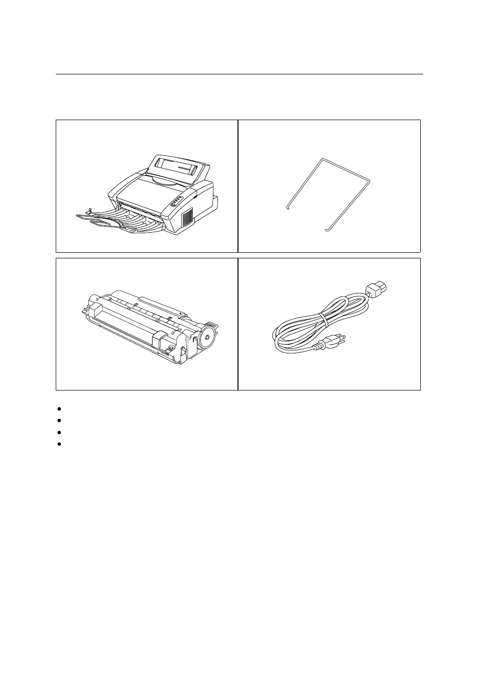 Action1: check the supplied items, Action 1, Check the supplied items | Brother HL-1040 User Manual | Page 176 / 305