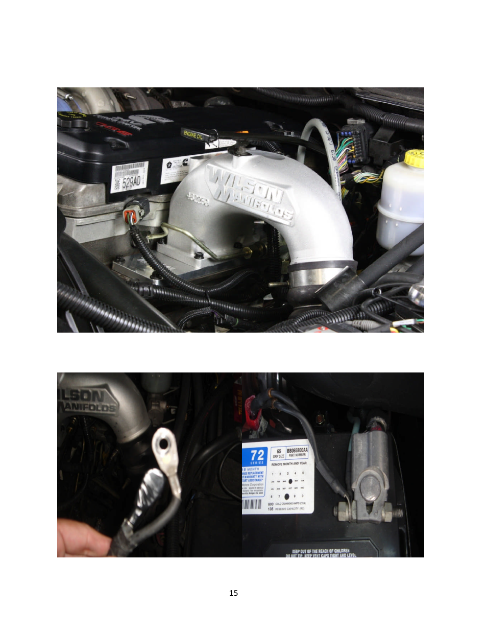 Wilson Manifolds 462259 5.9 Dodge/Cummins Performance Kit User Manual | Page 15 / 16