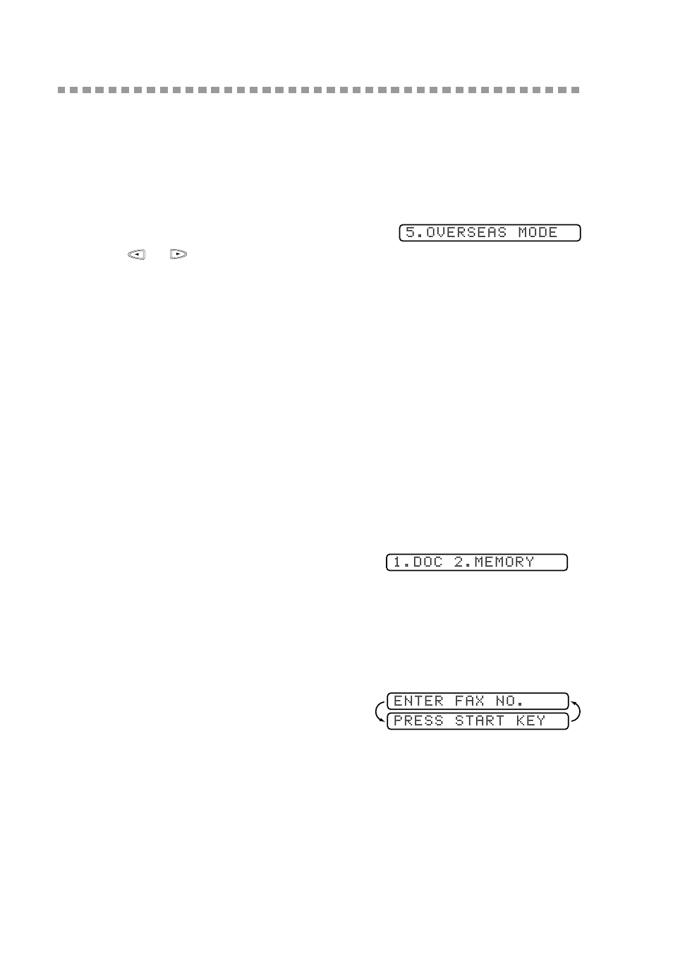 Advanced sending operations, Overseas mode, Delayed fax | Setting up for polled transmit, Advanced sending operations -4 | Brother FAX 580MC User Manual | Page 50 / 115