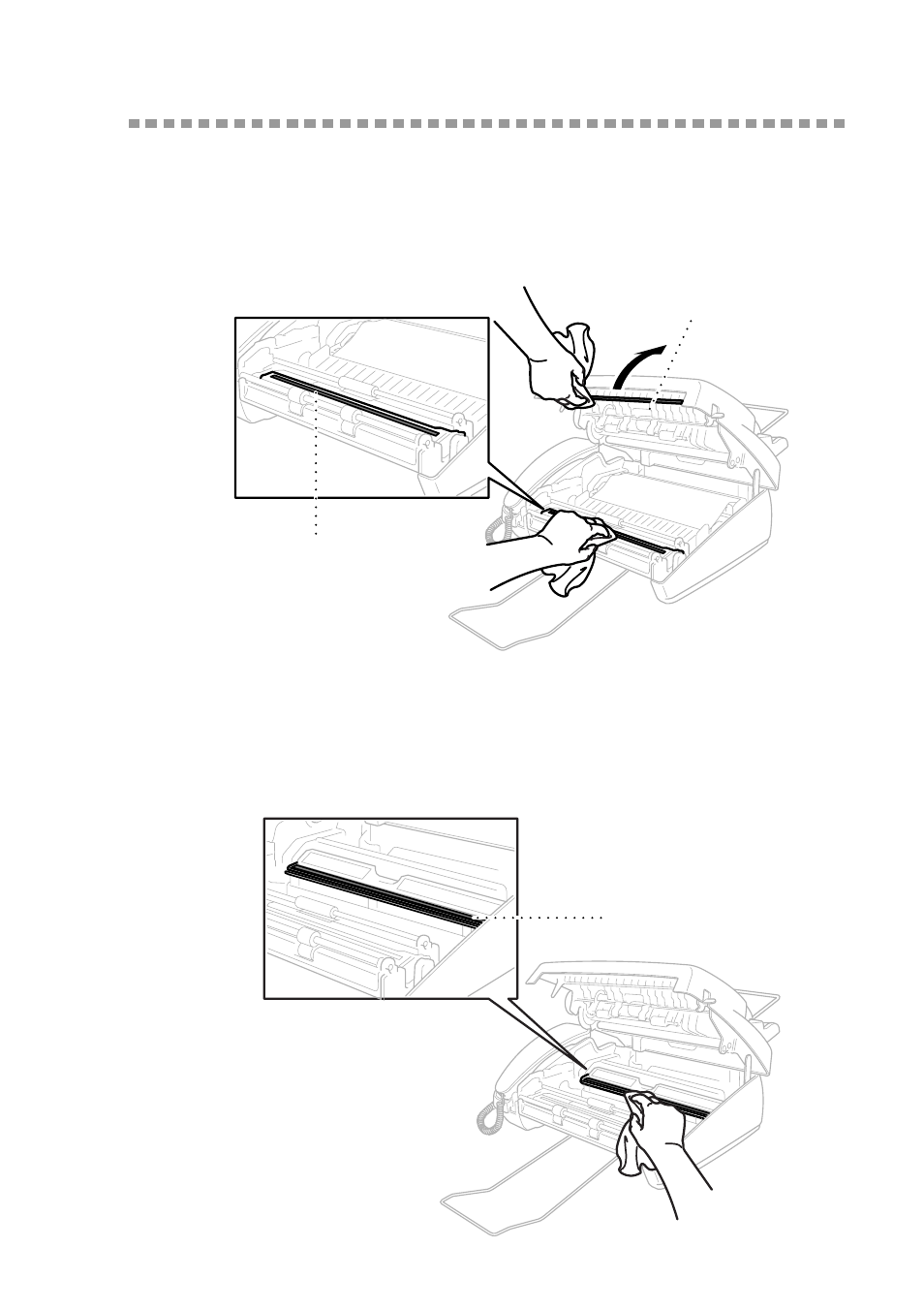 Routine maintenance, Cleaning the scanner, Cleaning the print head | Routine maintenance -7, Cleaning the scanner -7 cleaning the print head -7 | Brother FAX 580MC User Manual | Page 91 / 115