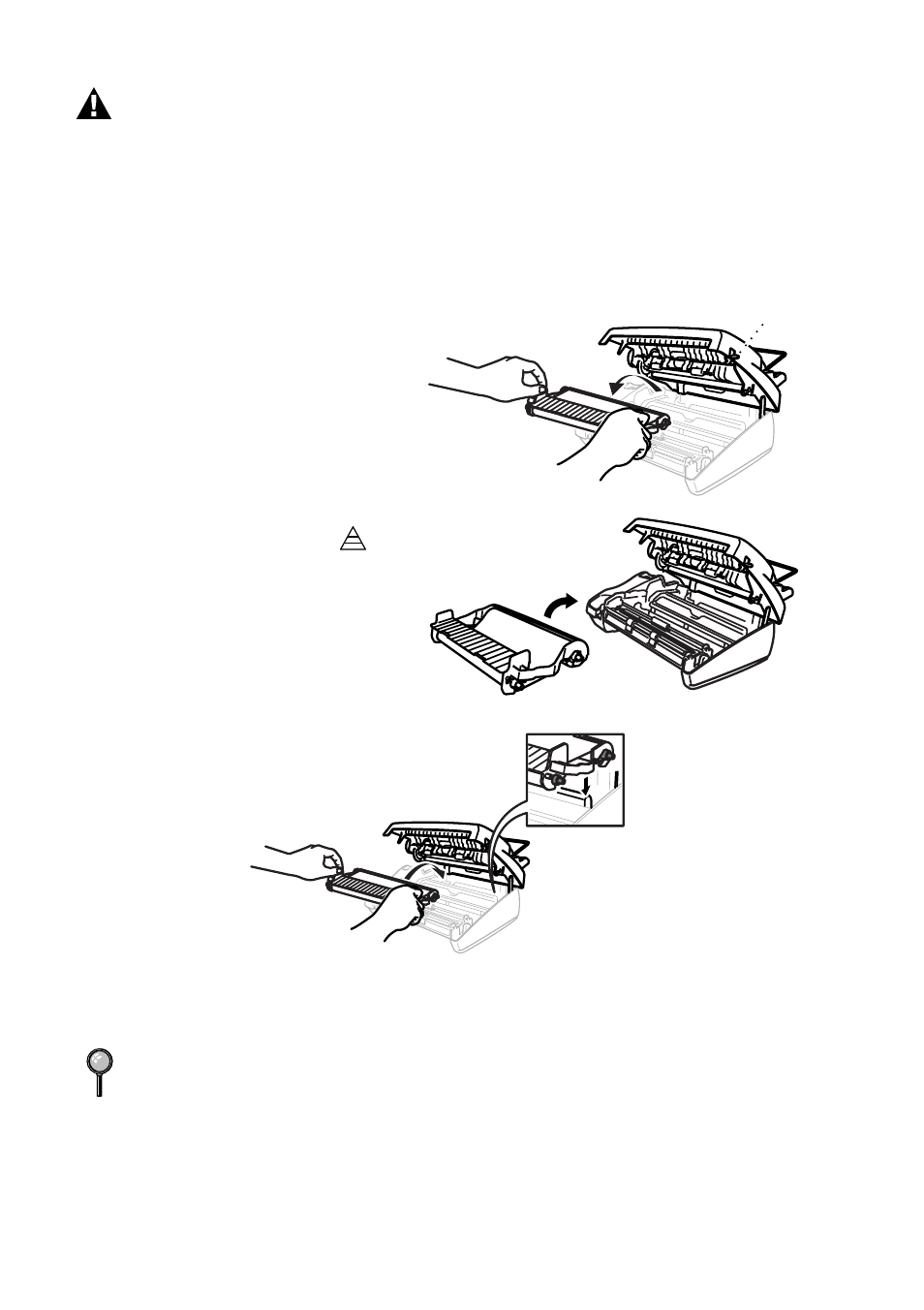 Replacing the print cartridge, Replacing the print cartridge -8, Replacing the print cartridge 1 | Brother FAX 580MC User Manual | Page 92 / 115