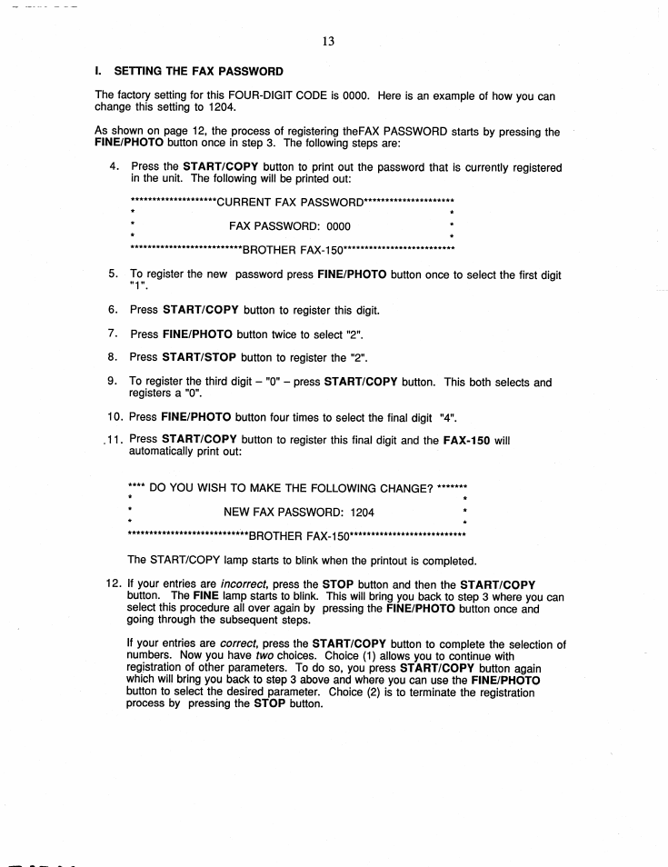 Brother FAX-150 User Manual | Page 19 / 36