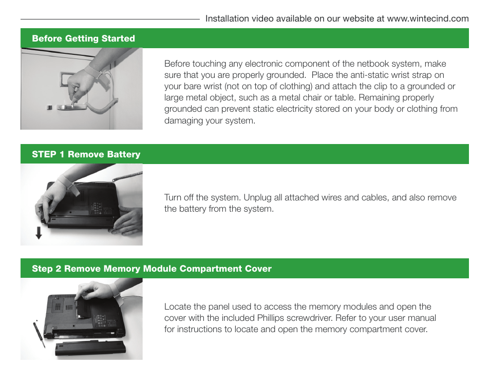 Wintecvalue sodimm install guide_p2.pdf | Wintec Value SODIMM Kit User Manual | Page 2 / 4