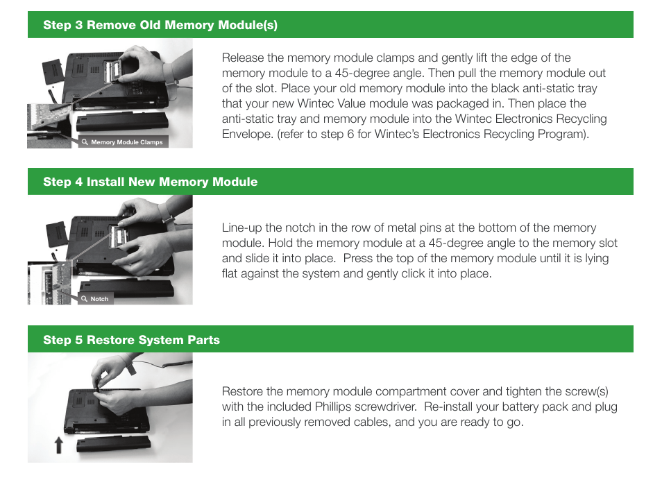 Wintecvalue sodimm install guide_p3.pdf | Wintec Value SODIMM Kit User Manual | Page 3 / 4