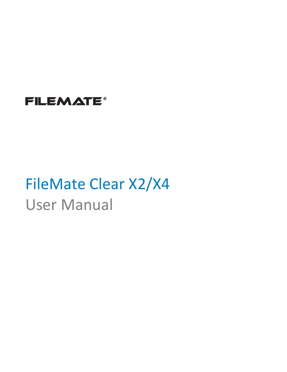 Wintec FileMate Clear X2 and X4 Tablets User Manual | 58 pages