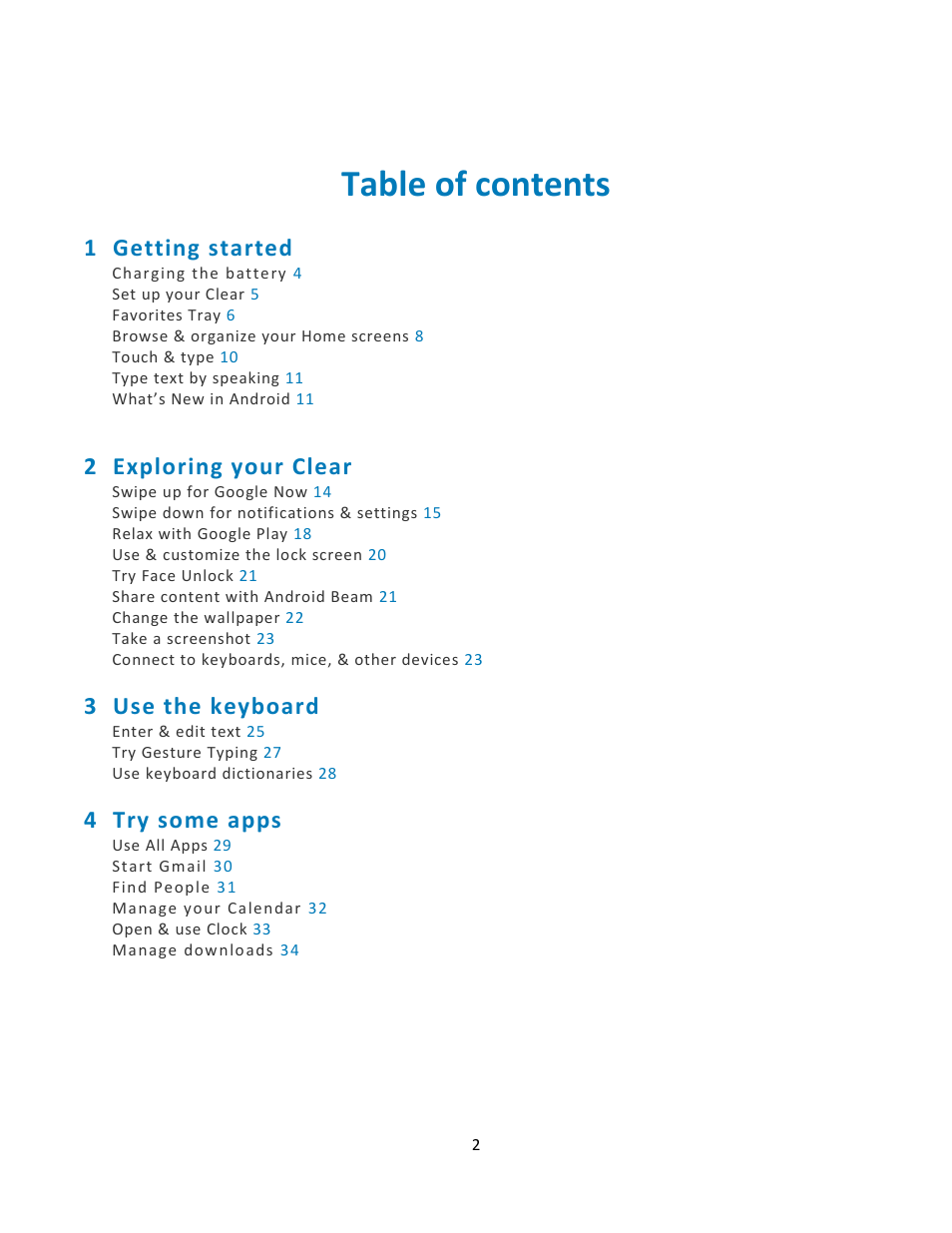 Wintec FileMate Clear X2 and X4 Tablets User Manual | Page 2 / 58