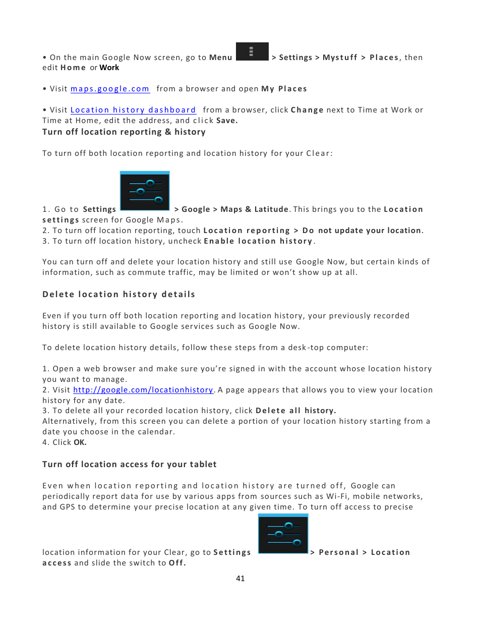 Wintec FileMate Clear X2 and X4 Tablets User Manual | Page 41 / 58