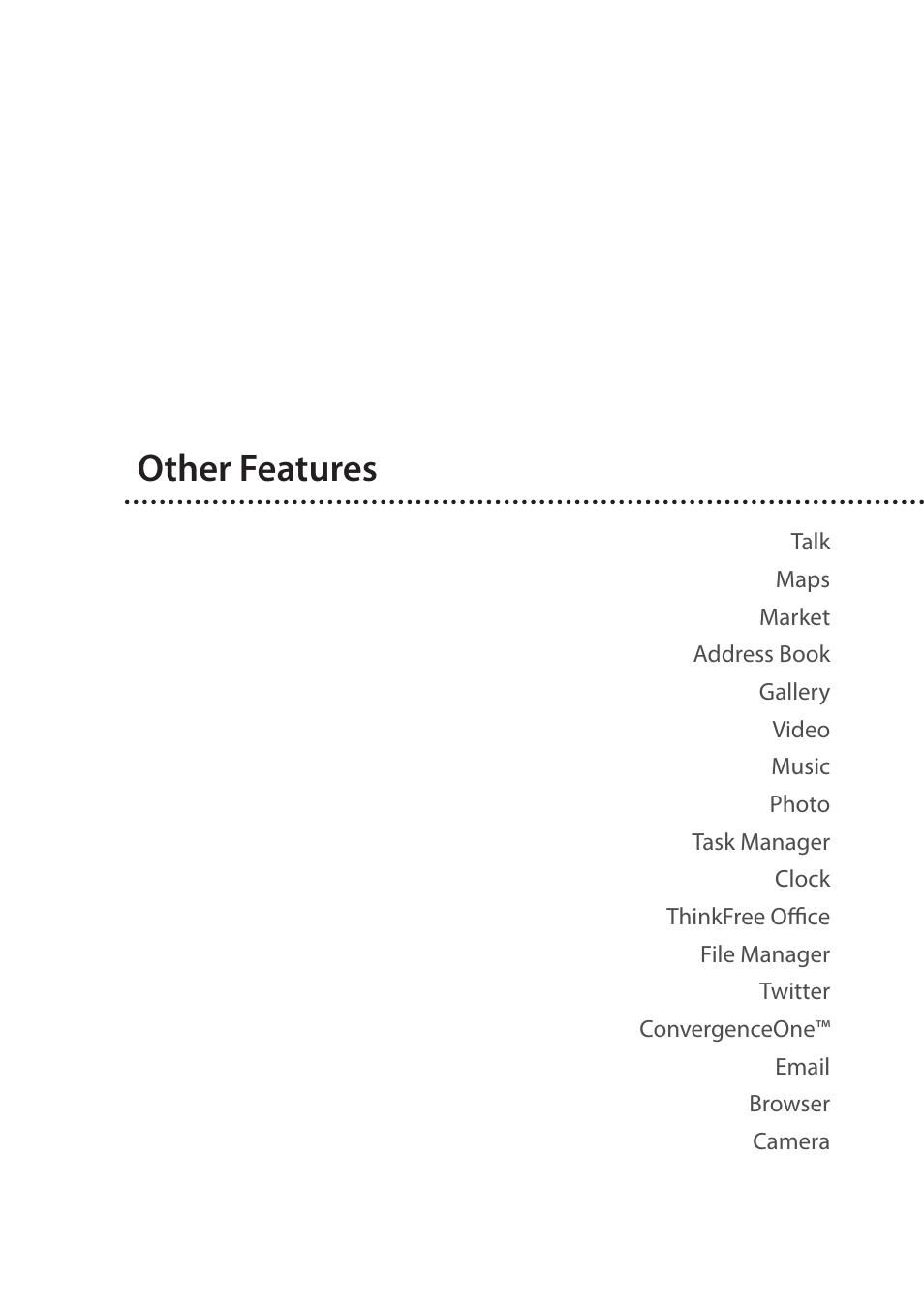 Other features | Wintec FileMate Identity Tablet User Manual | Page 39 / 98