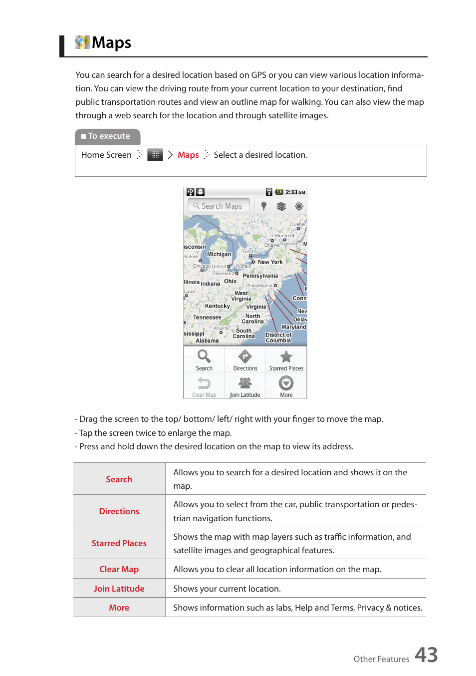 Maps | Wintec FileMate Identity Tablet User Manual | Page 42 / 98