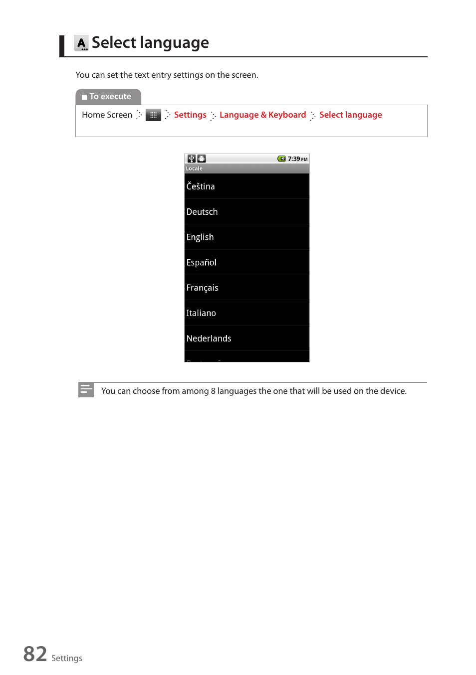 Select language | Wintec FileMate Identity Tablet User Manual | Page 81 / 98