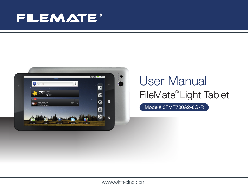 Wintec FileMate Light Tablet User Manual | 129 pages