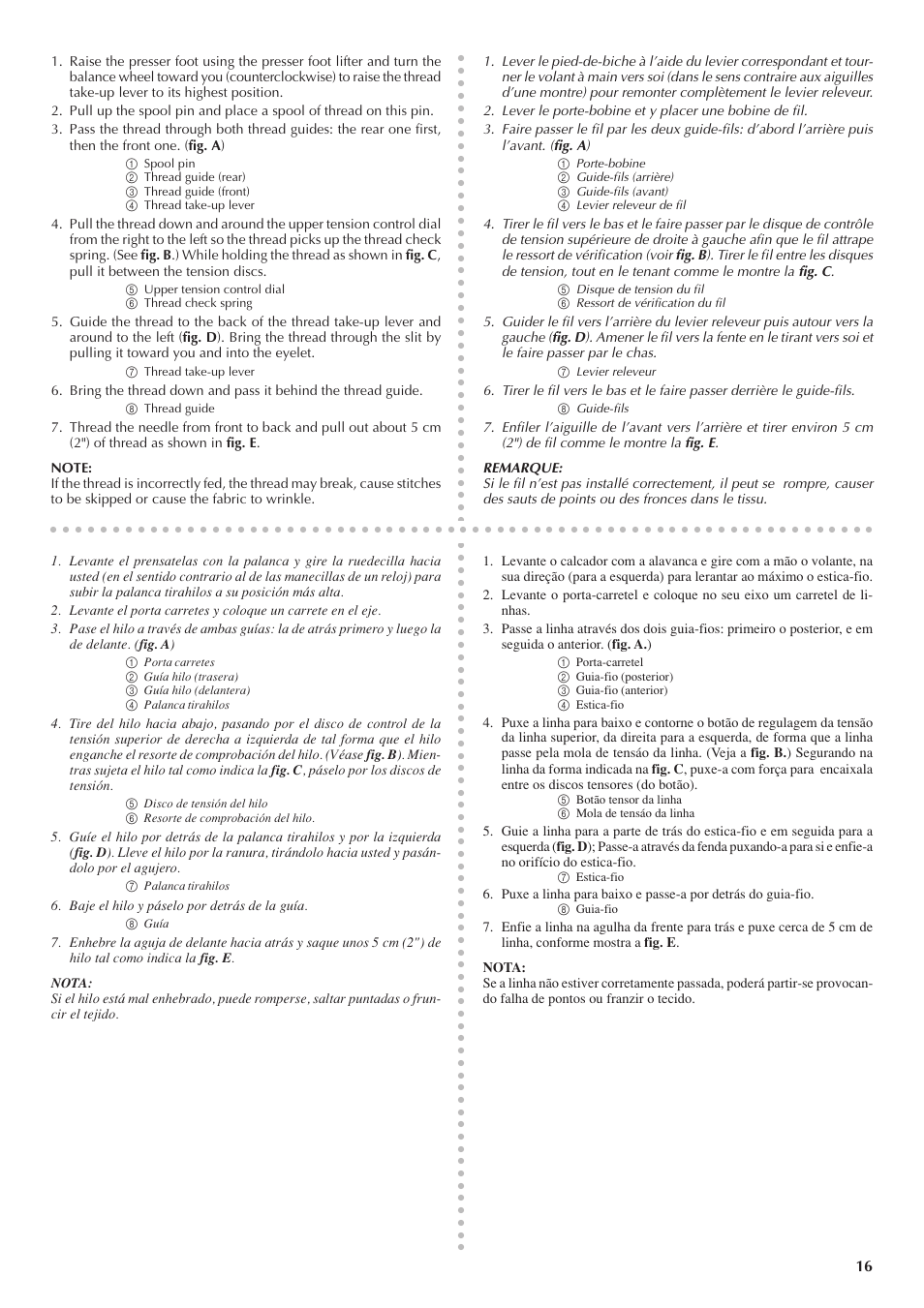 Brother LS 1520 User Manual | Page 24 / 67