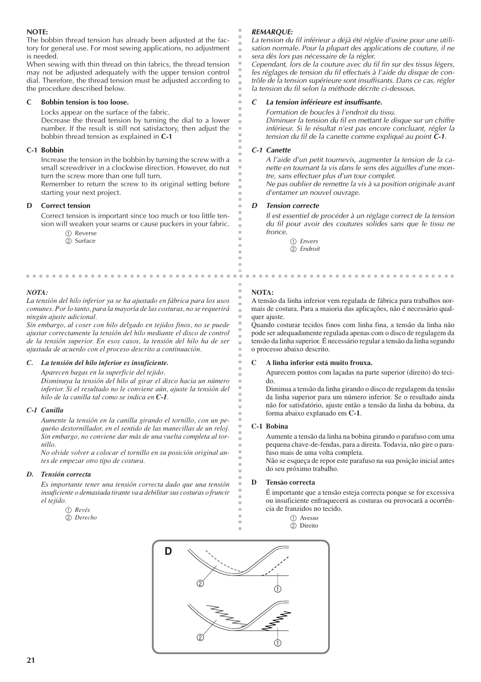 Brother LS 1520 User Manual | Page 29 / 67