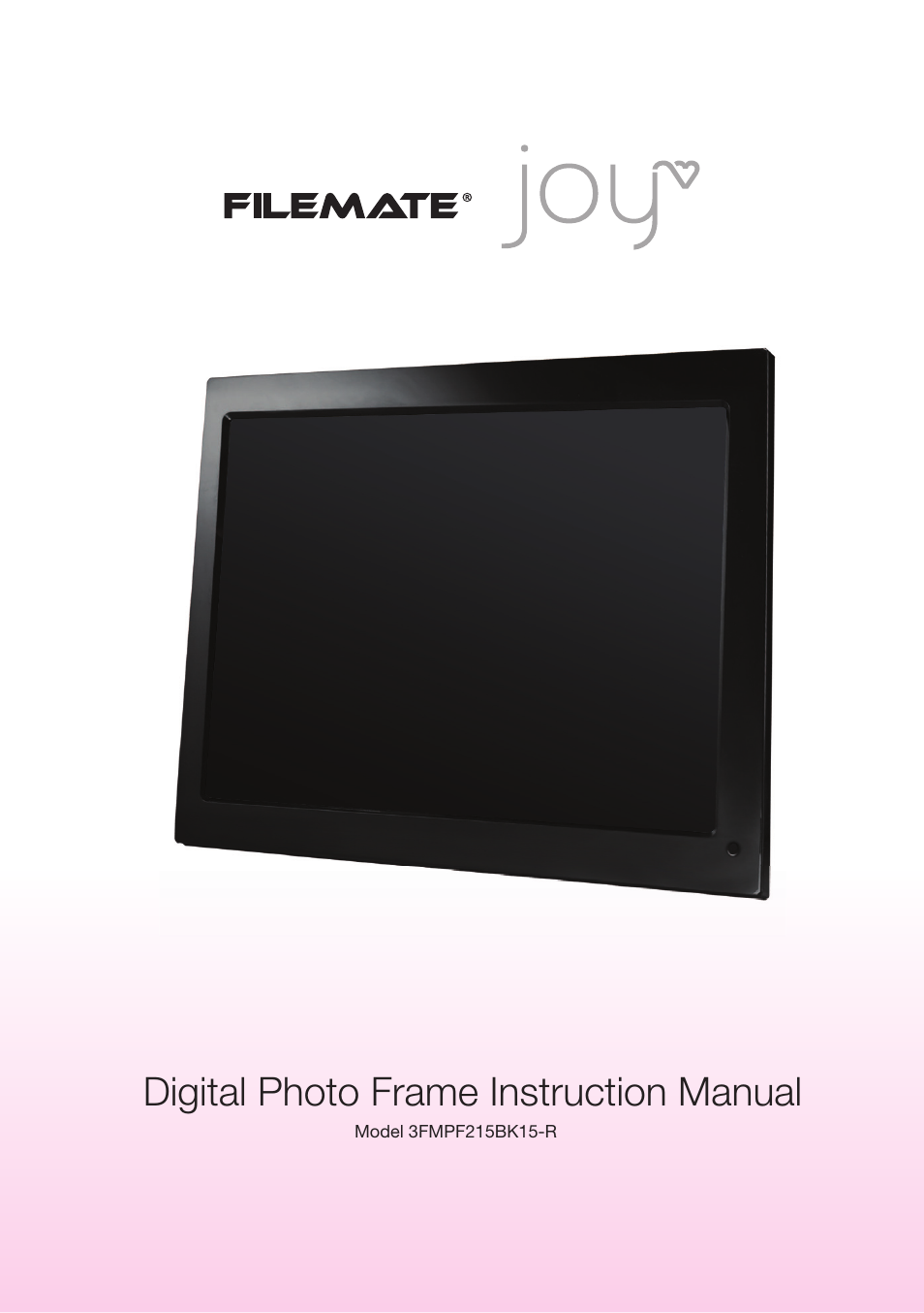 Wintec Joy 15inch Photo Frame User Manual | 16 pages