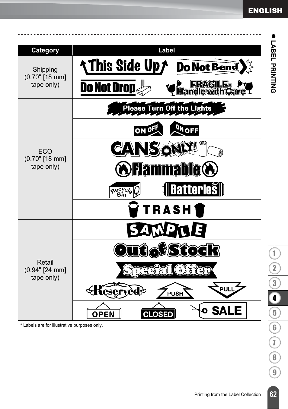 Brother PT-2730 User Manual | Page 69 / 88