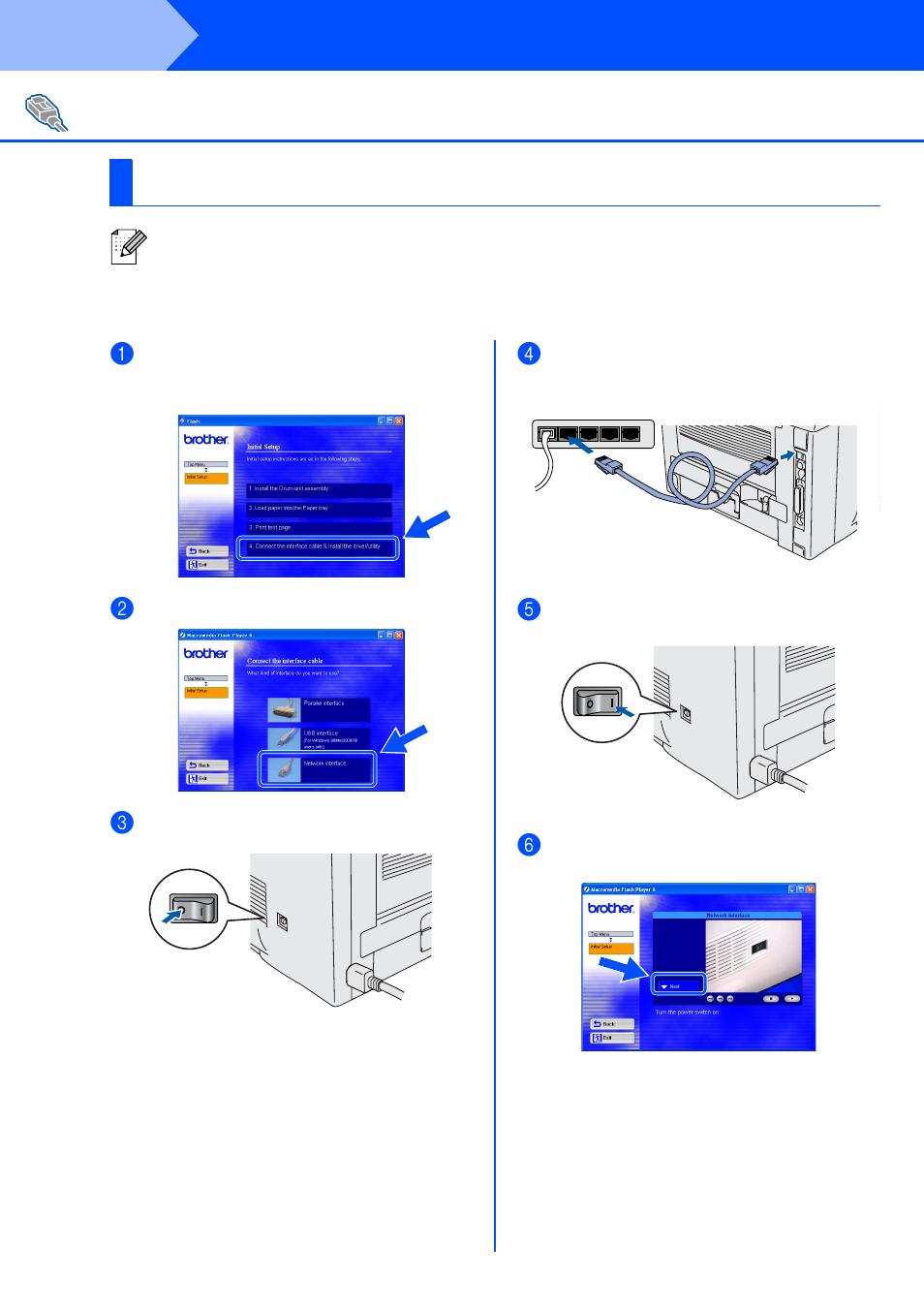 For network shared printer users, Step 2, Installing the driver | Brother HL 5170DN User Manual | Page 20 / 35