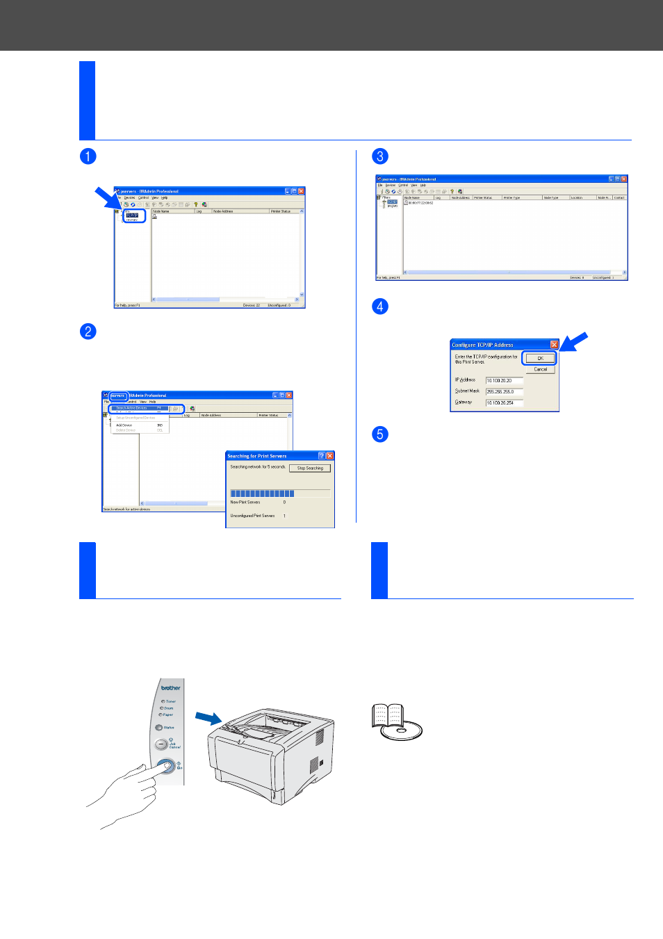 Factory default setting, Windows, Users only) | Brother HL 5170DN User Manual | Page 32 / 35