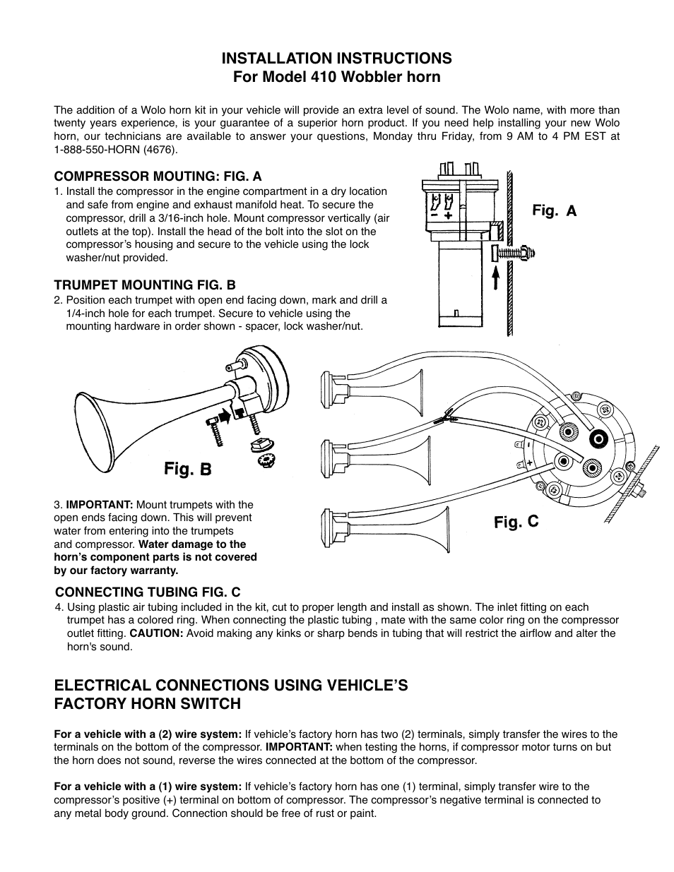 Wolo 410 Wobbler User Manual | 2 pages