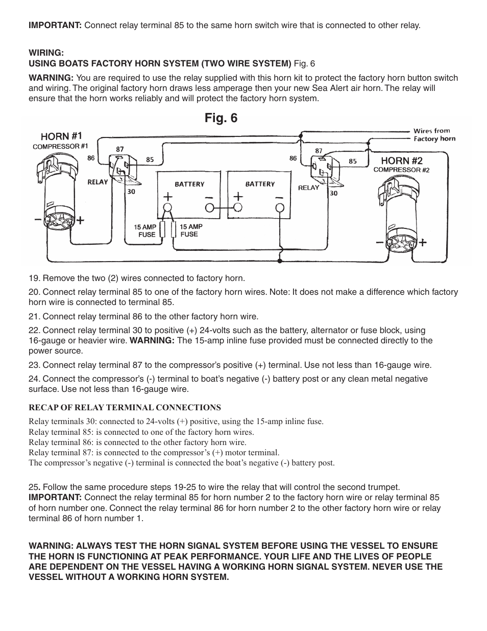 Fig. 6 | Wolo 150-24 Sea Alert User Manual | Page 3 / 4