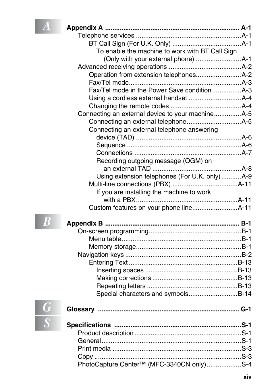 Brother FAX-1840CN User Manual | Page 16 / 220